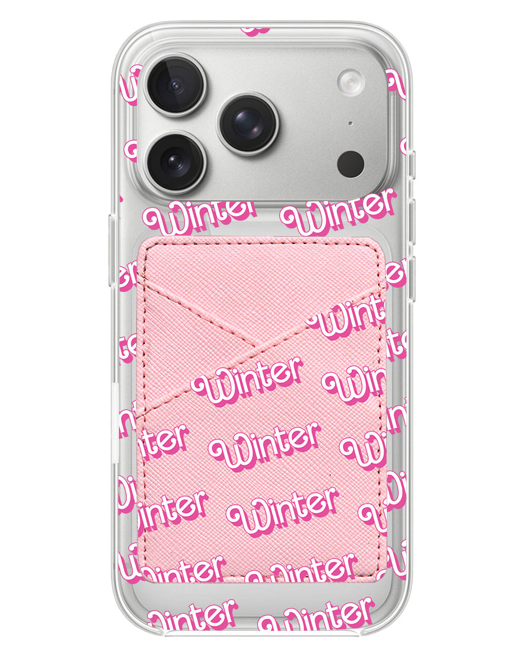 iPhone Phone Wallet Case - Barbie Monogram
