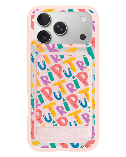 iPhone Magnetic Multifold Wallet - Playful Monogram 4.0