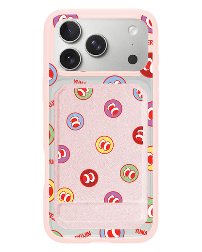 iPhone Magnetic Multifold Wallet - Itzy Monogram