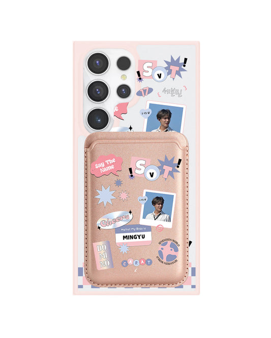 Android Magnetic Wallet Case - Seventeen World