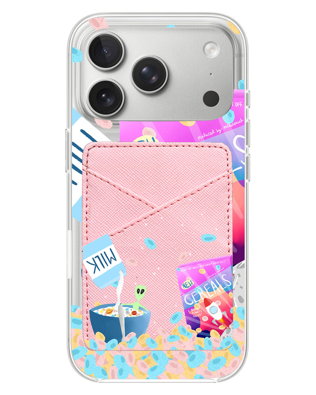 iPhone Phone Wallet Case - Cerealiens
