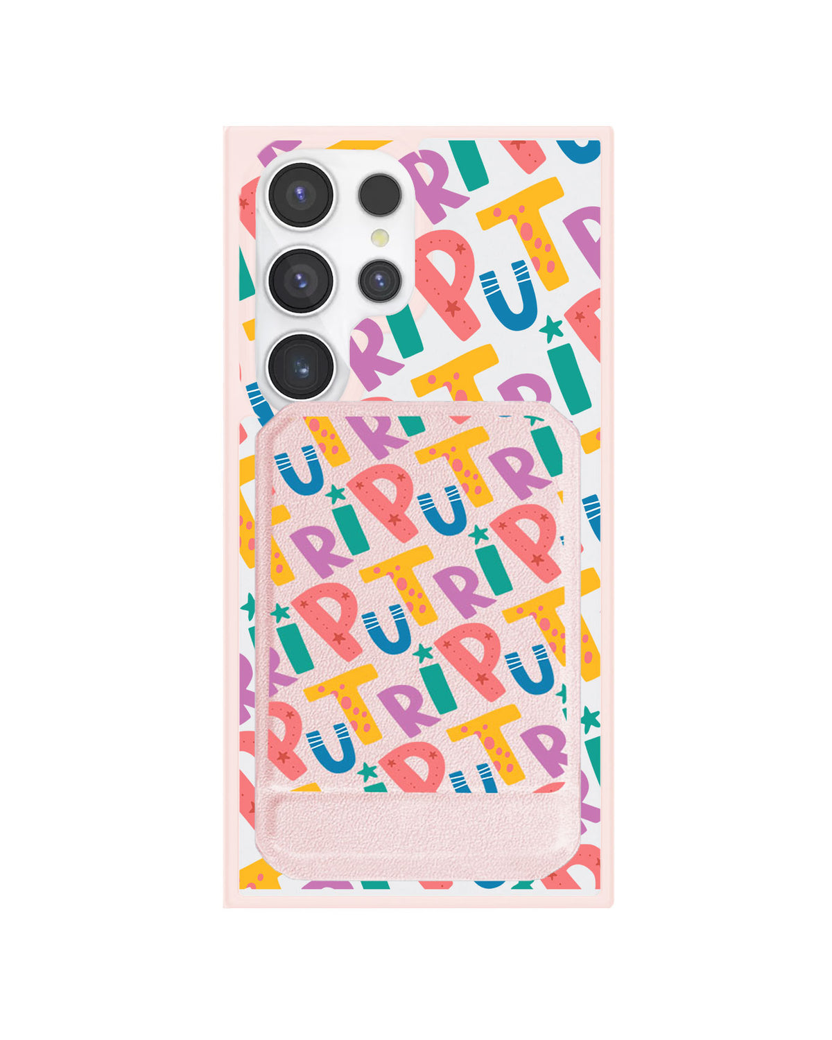 Android Magnetic Multifold Wallet - Playful Monogram 4.0