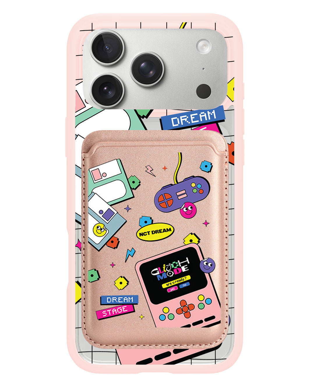 iPhone Magnetic Wallet Case - NCT Glitch Mode