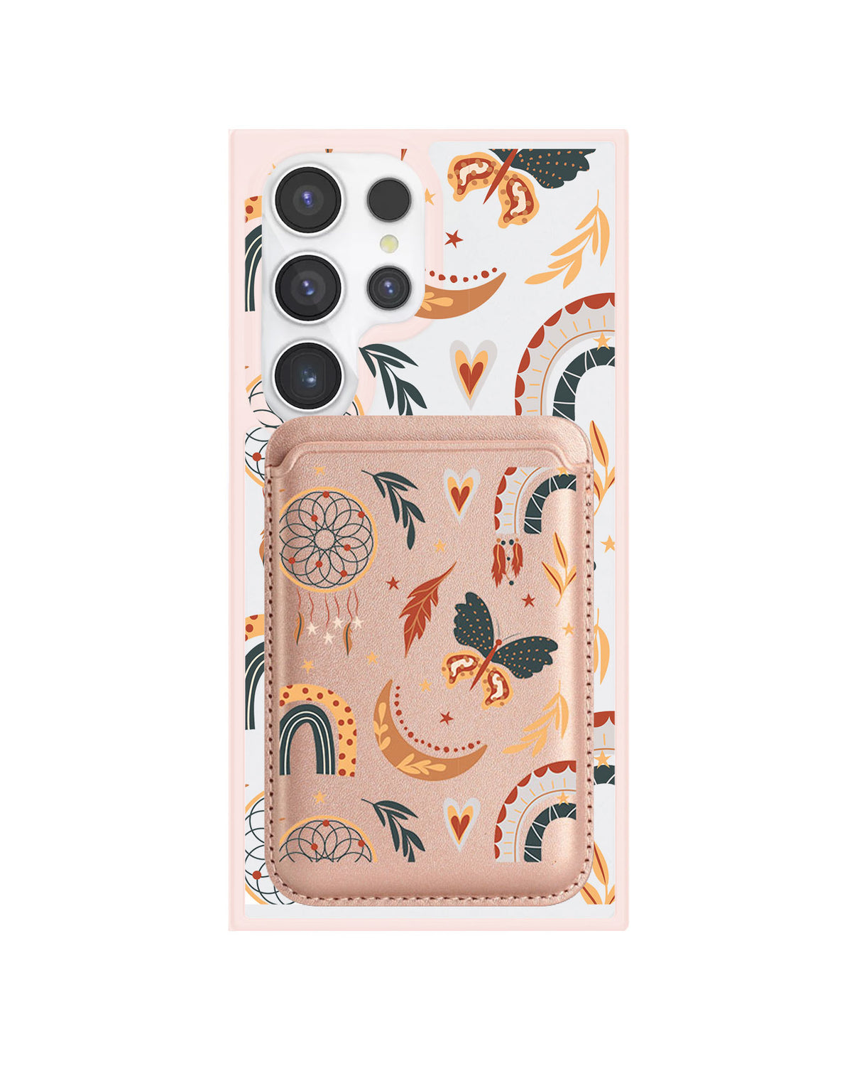 Android Magnetic Wallet Case - Boho 3.0