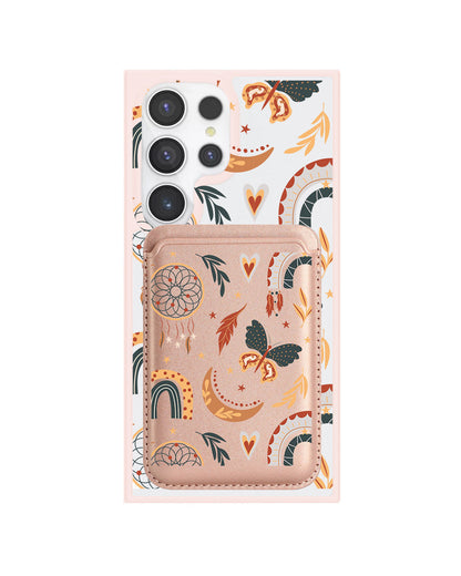 Android Magnetic Wallet Case - Boho 3.0