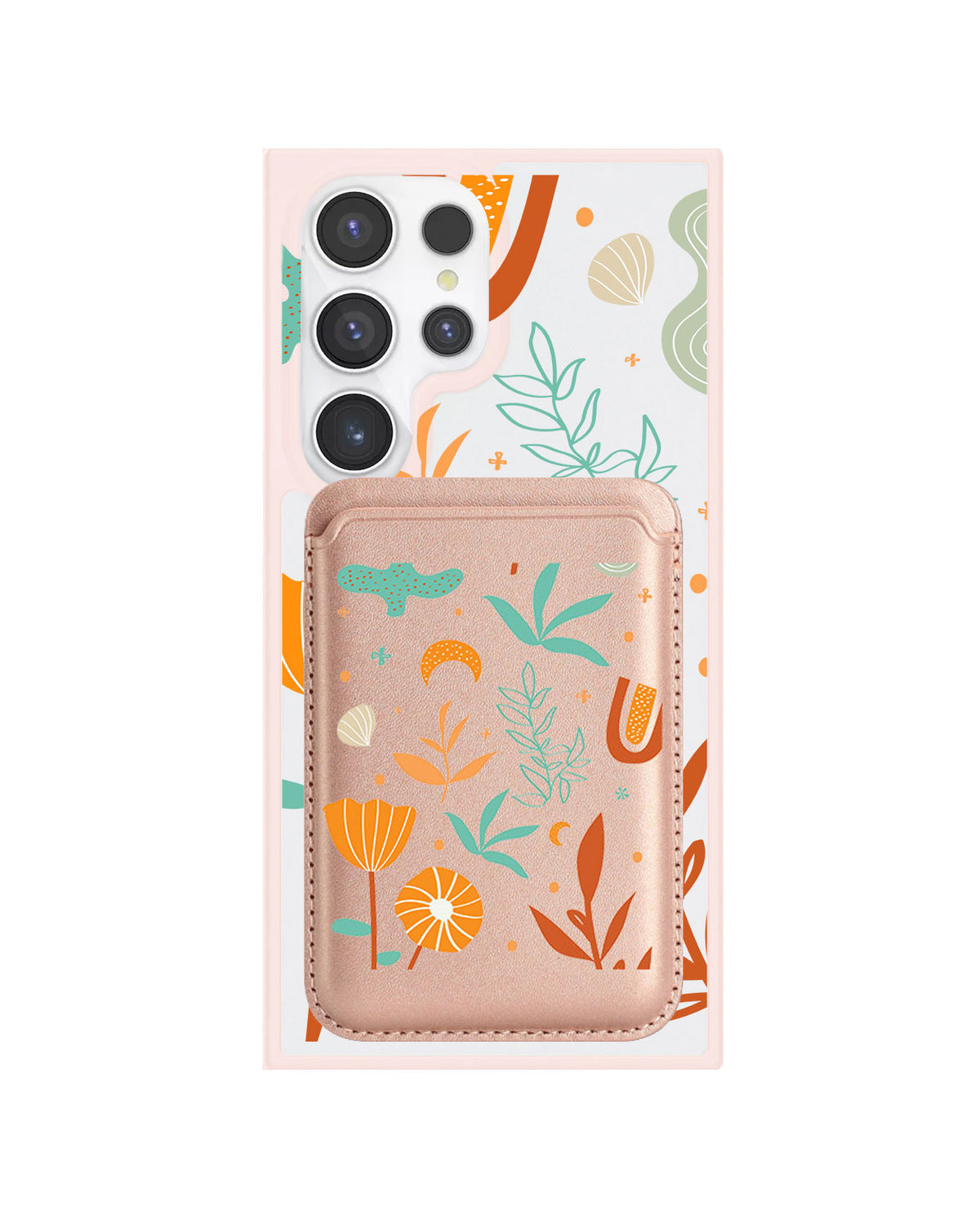 Android Magnetic Wallet Case - Autumn Botanical