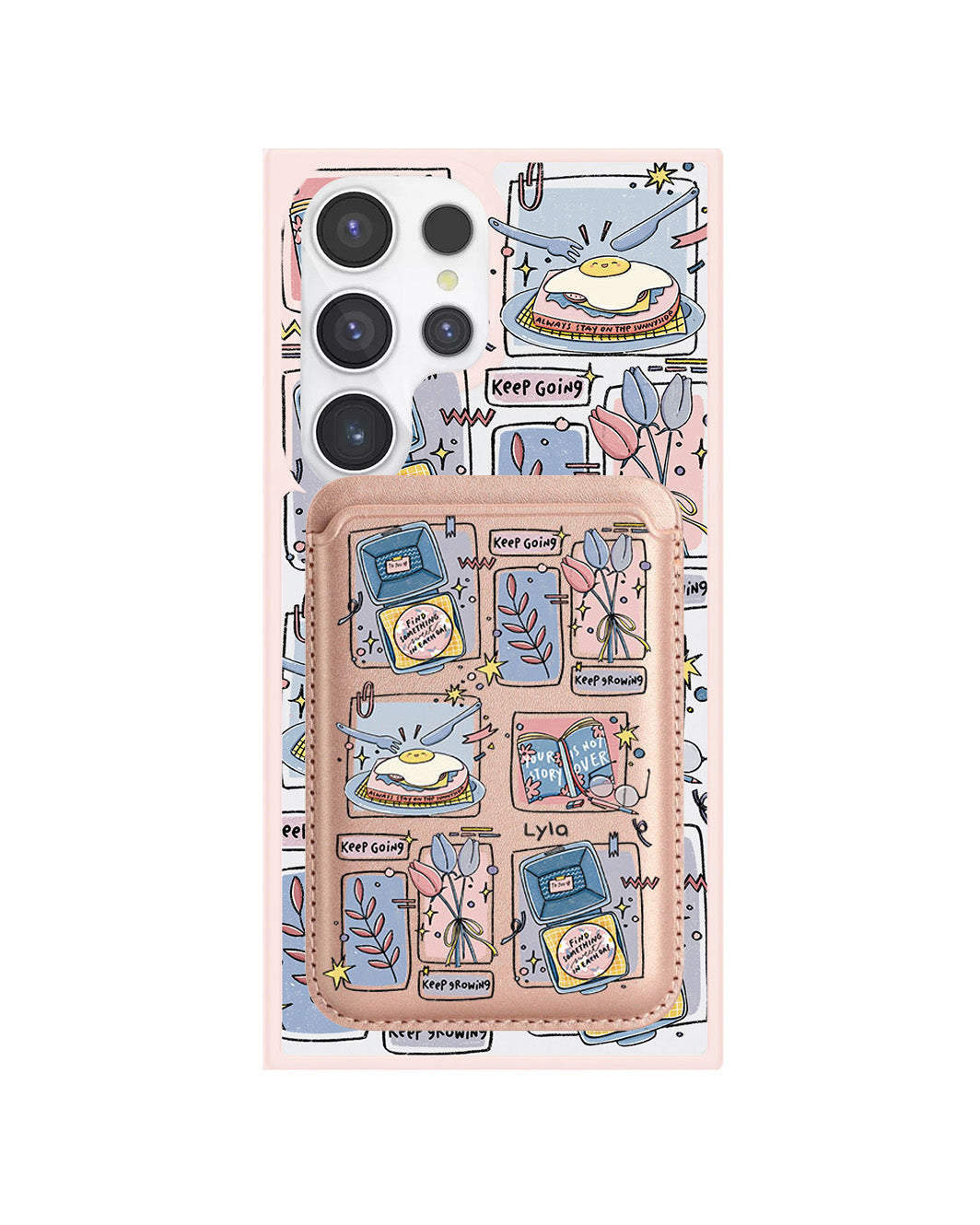 Android Magnetic Wallet Case - Grow (Sunnysidearteu)