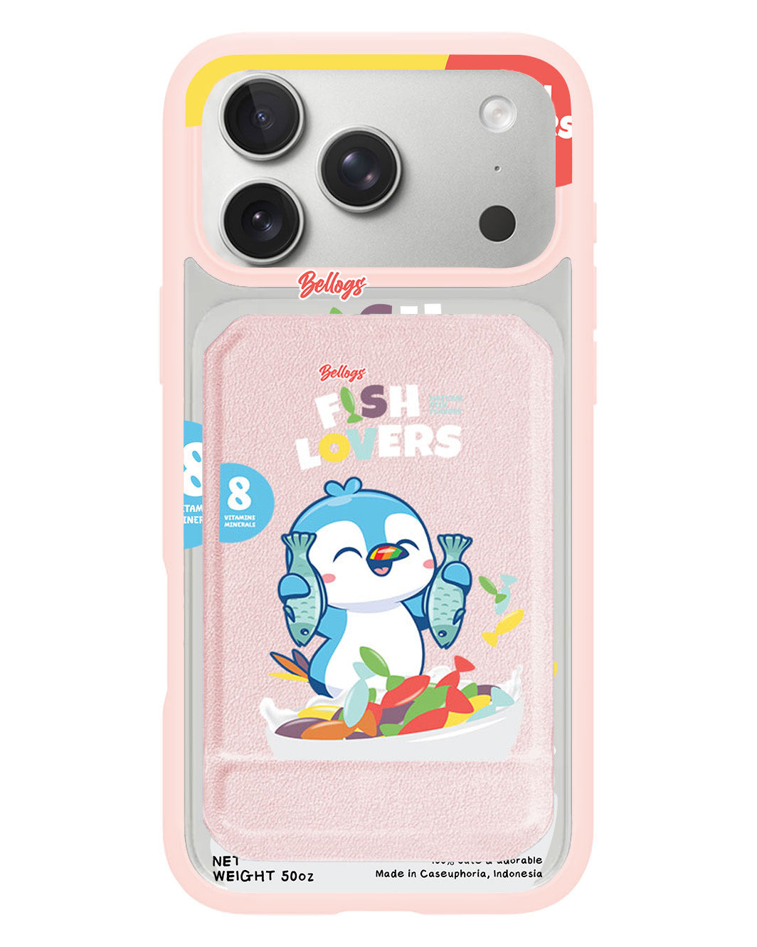 iPhone Magnetic Multifold Wallet - Fish Lovers