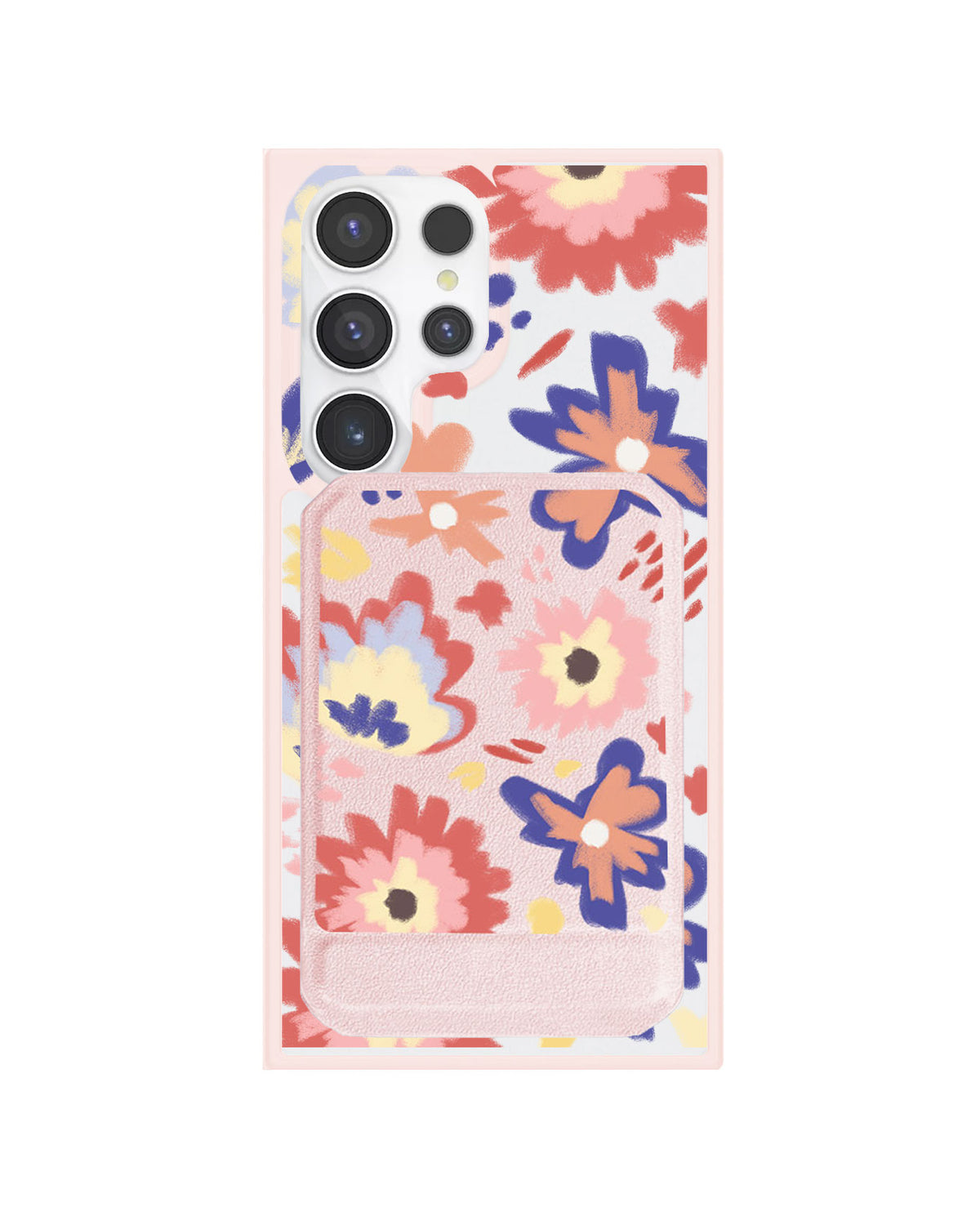 Android Magnetic Multifold Wallet - Flower Lovers