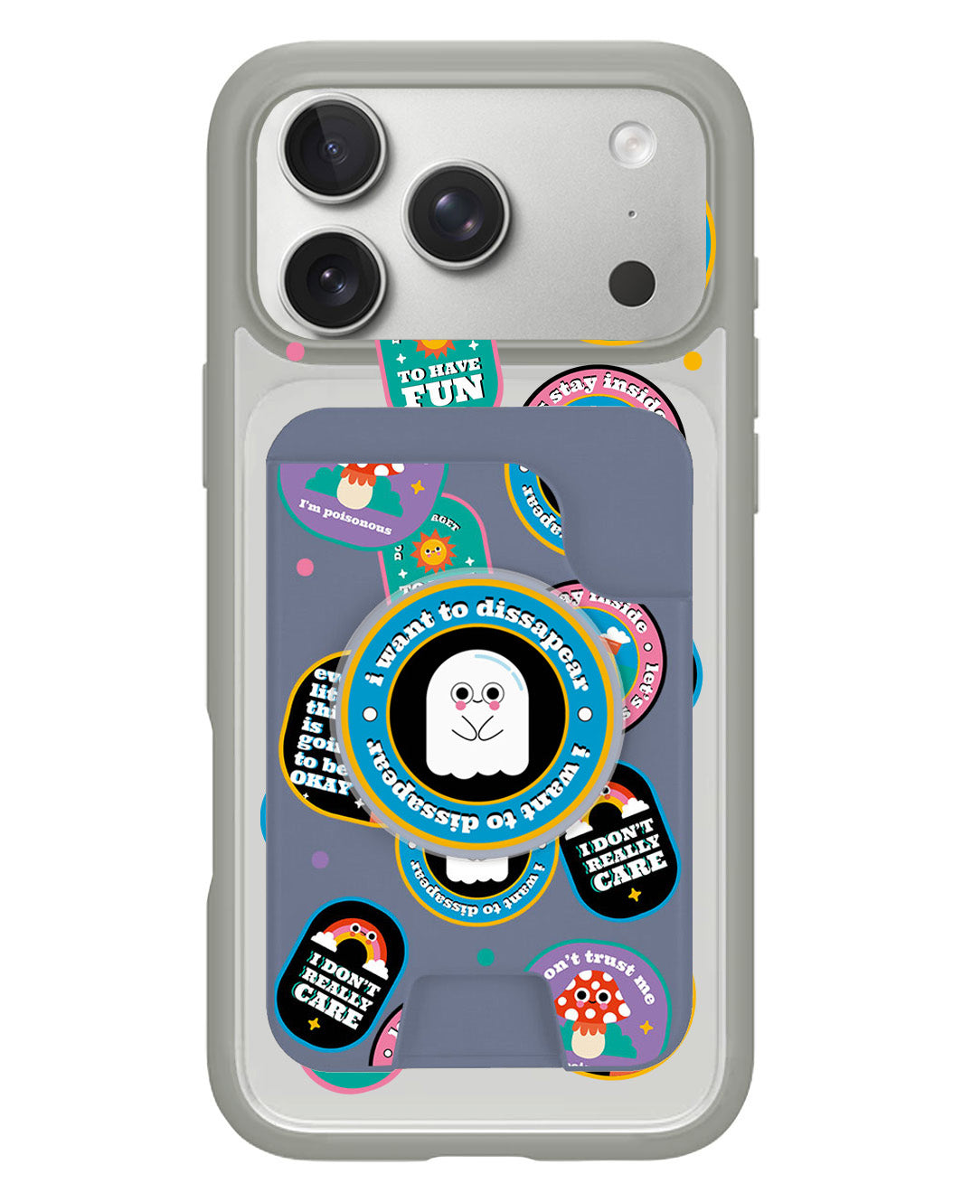 iPhone Magpop Wallet - Monster Sticker Pack