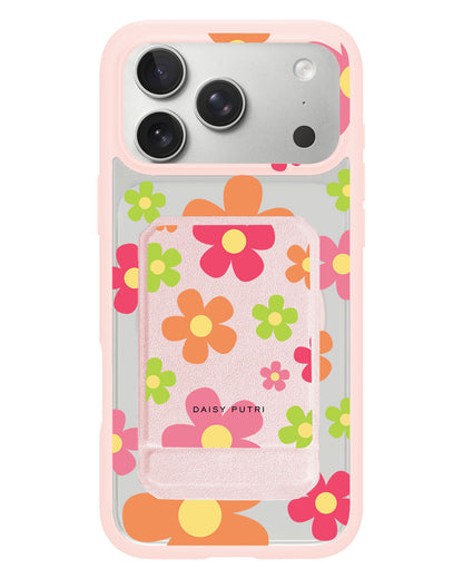 iPhone Magnetic Multifold Wallet - Daisy Sunshine 2.0