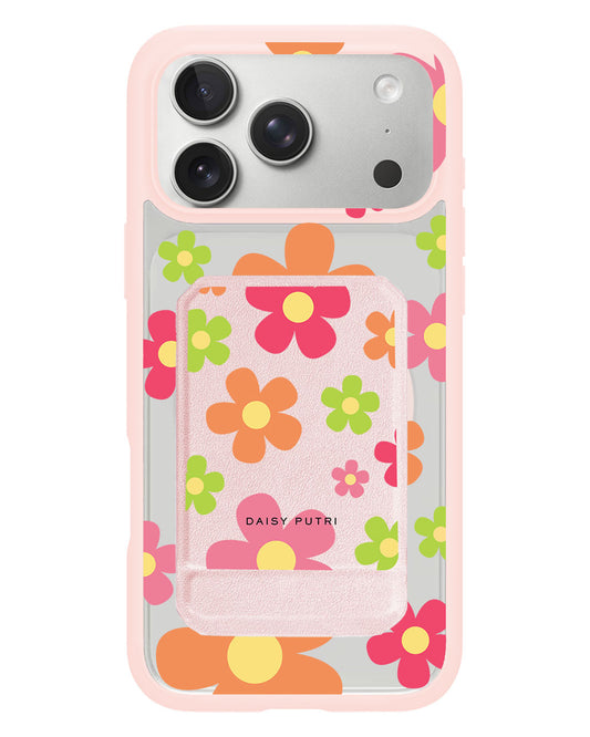 iPhone Magnetic Multifold Wallet - Daisy Sunshine 2.0