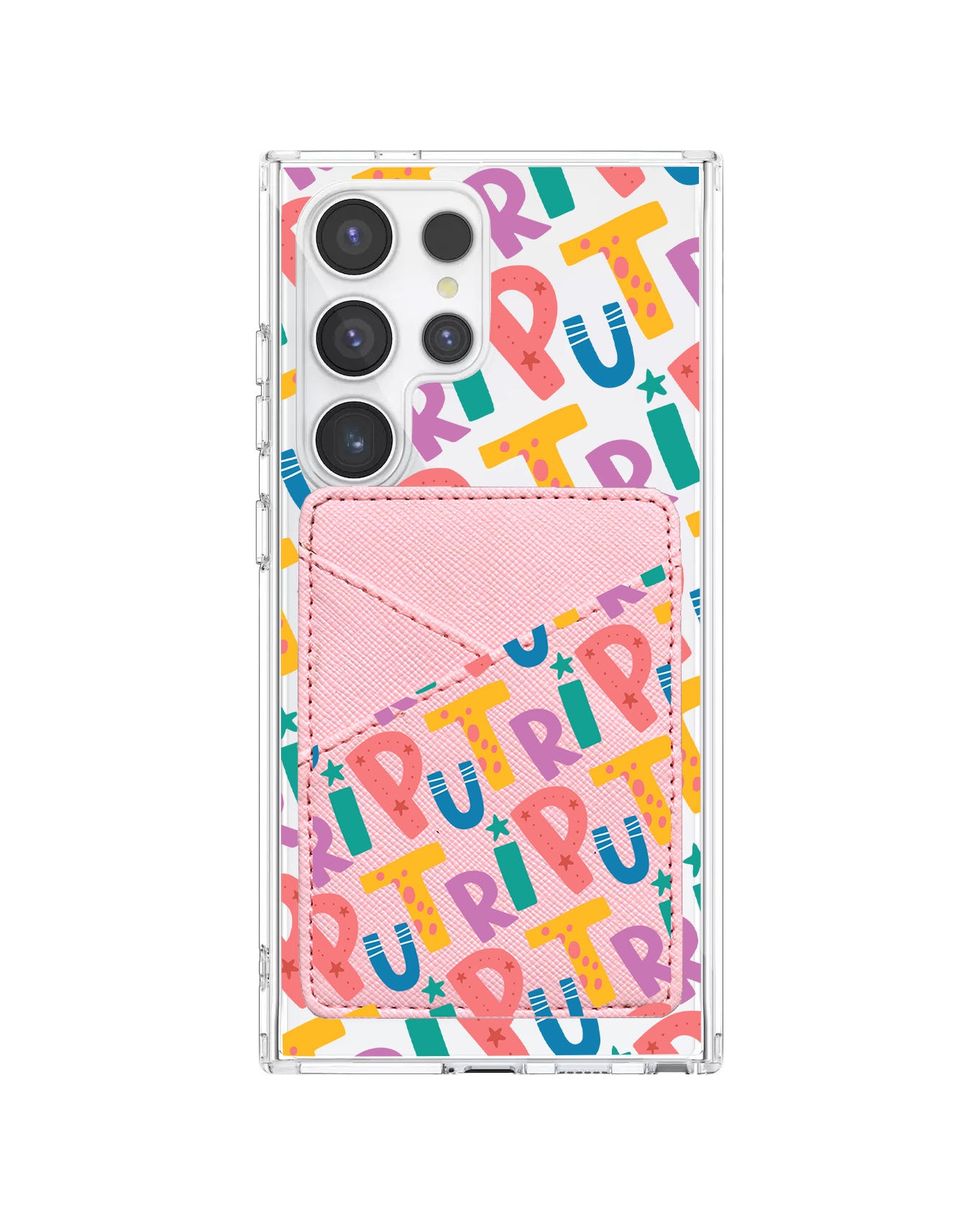 Android Phone Wallet Case - Playful Monogram 4.0