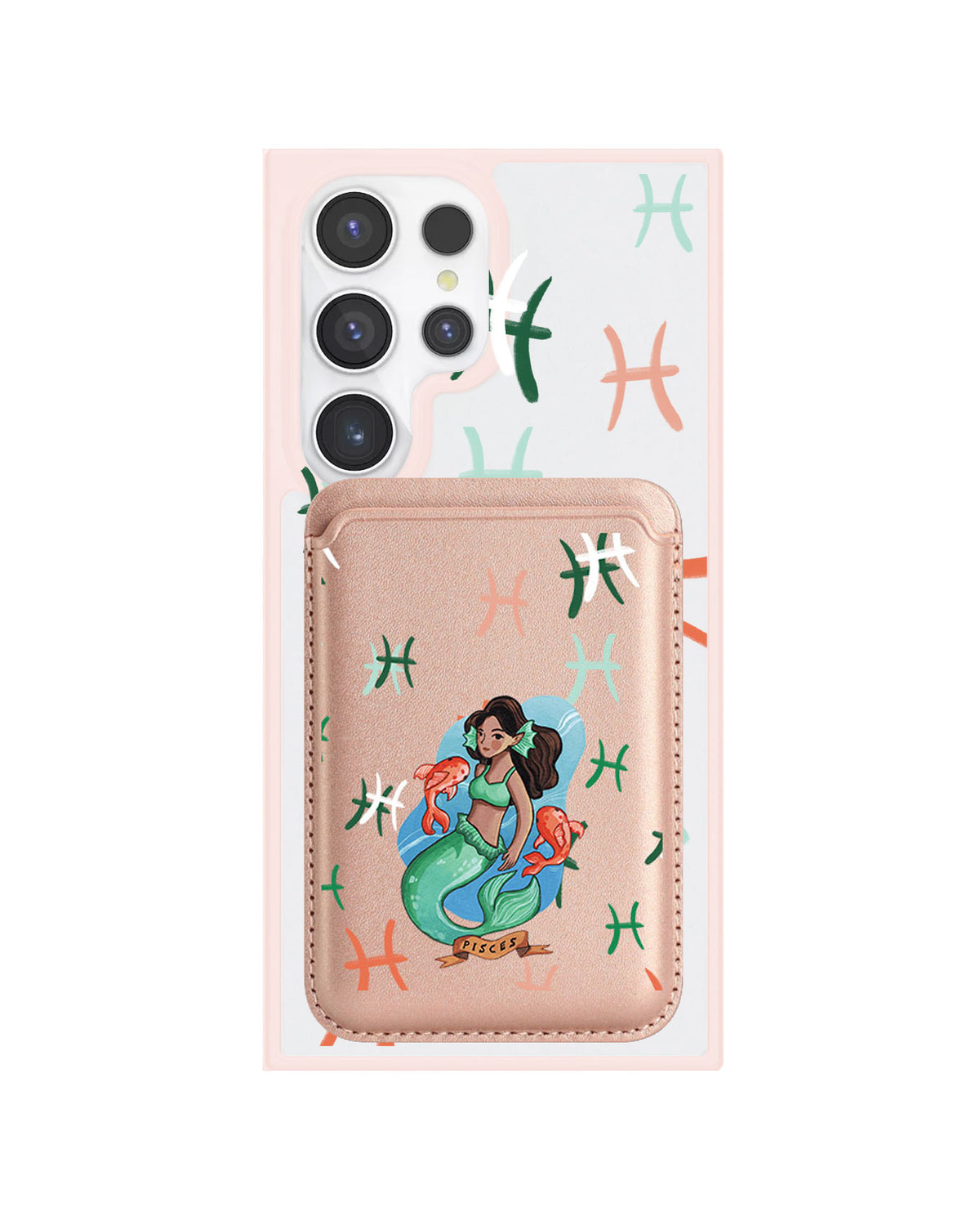 Android Magnetic Wallet Case - Pisces