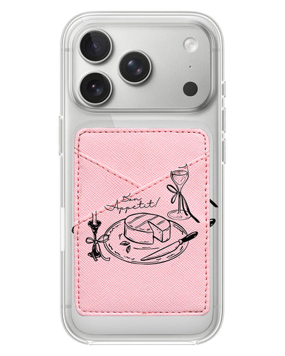 iPhone Phone Wallet Case - Bon Appetit