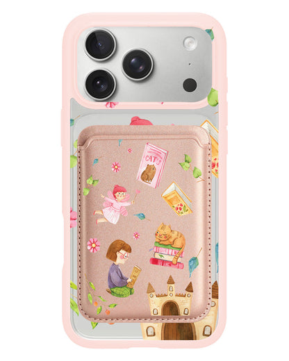iPhone Magnetic Wallet Case - Fairy Cat