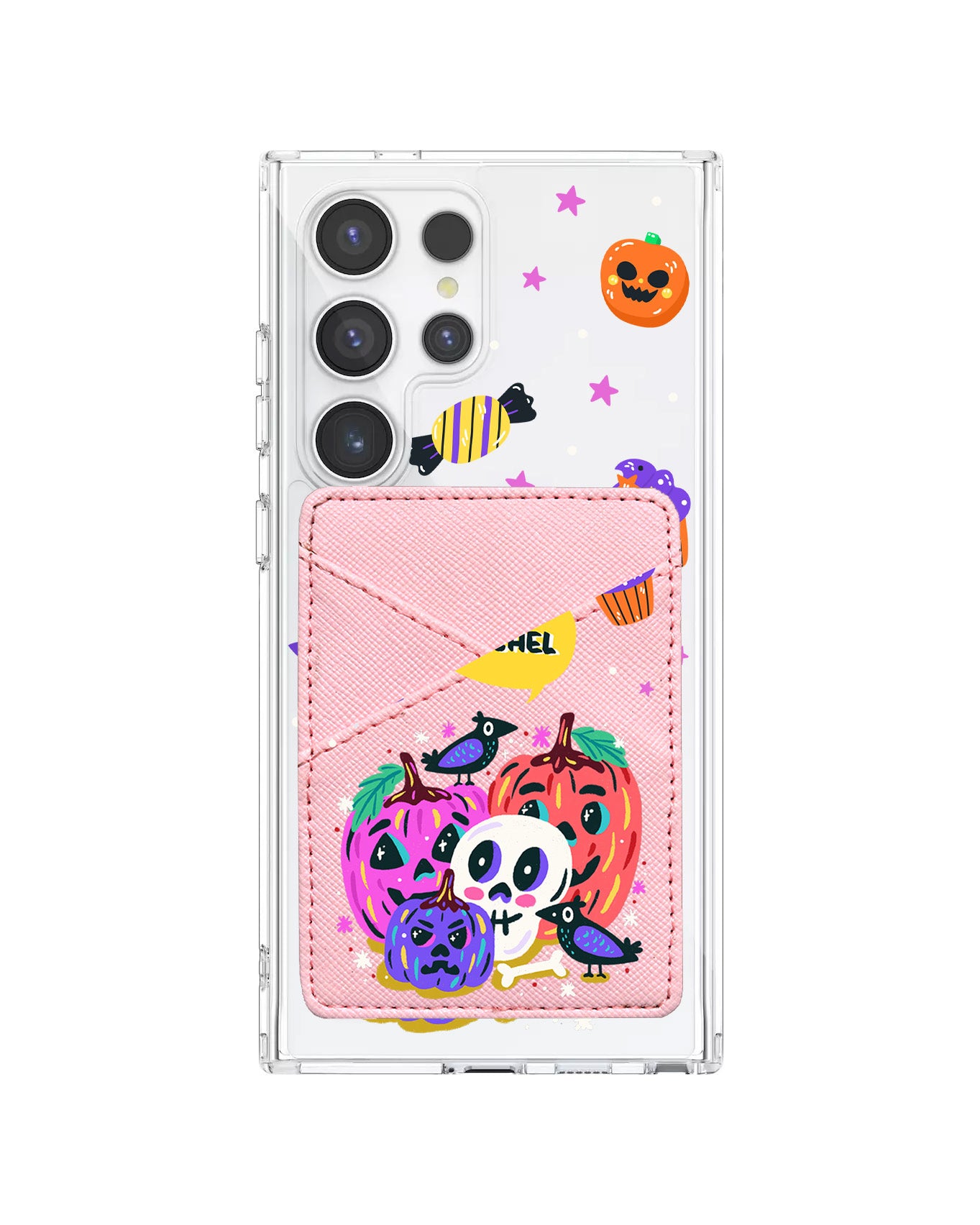 Android Phone Wallet Case - Pumpkins Monster