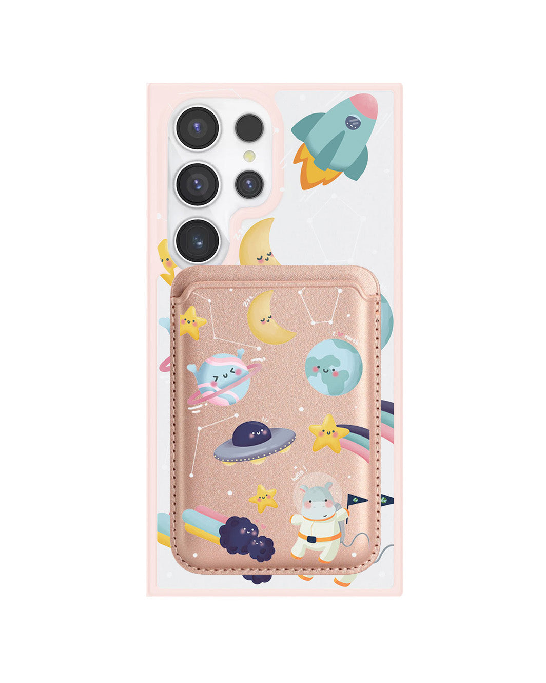 Android Magnetic Wallet Case - Galaxy (Artevefact)