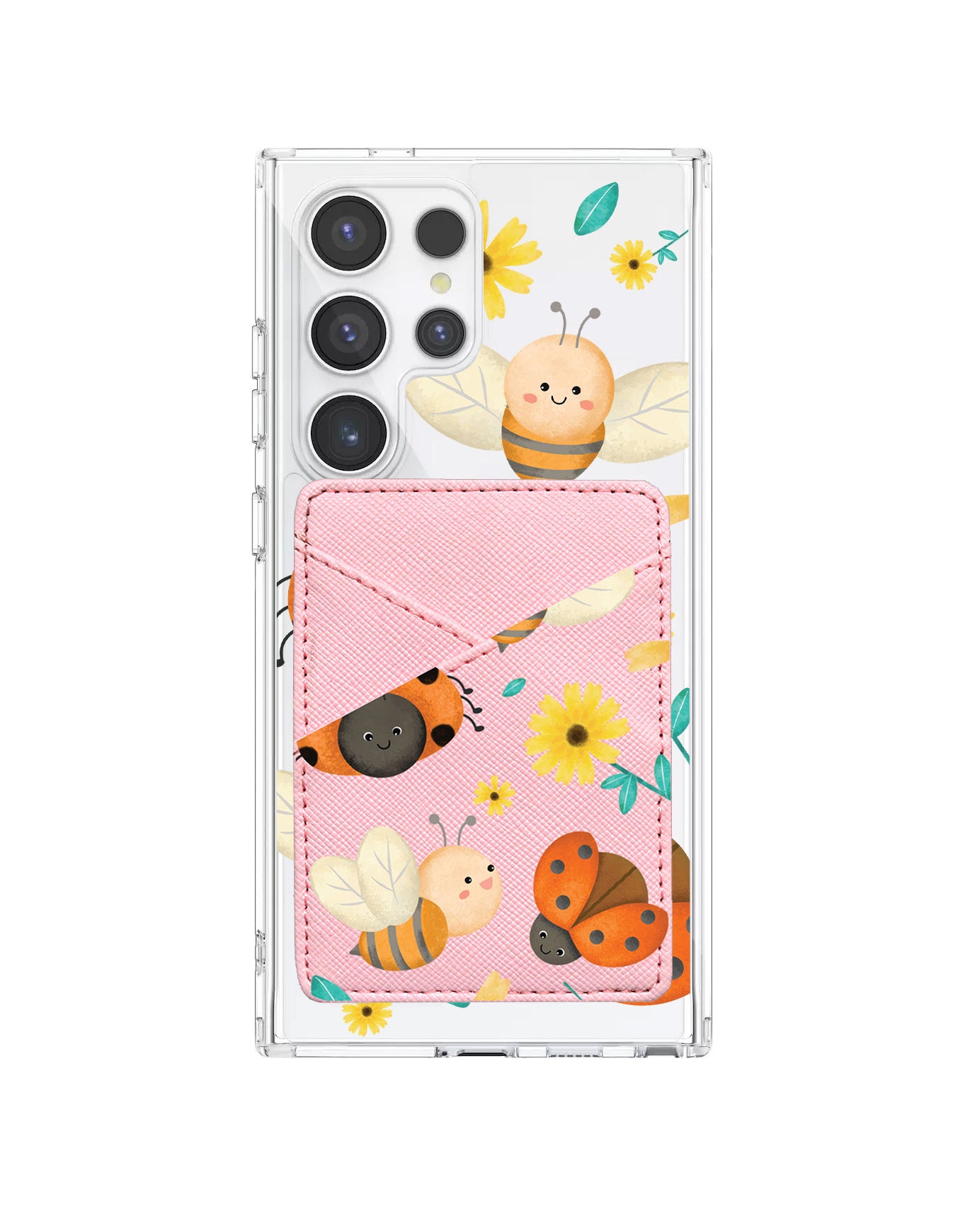 Android Phone Wallet Case - Lady Bug & Bee