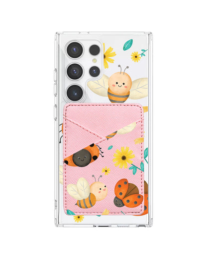 Android Phone Wallet Case - Lady Bug & Bee