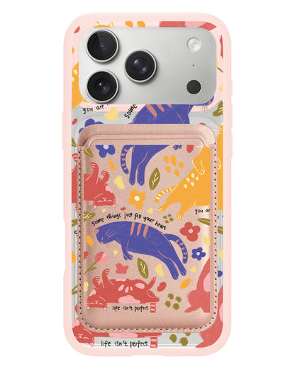 iPhone Magnetic Wallet Case - Pet Lovers