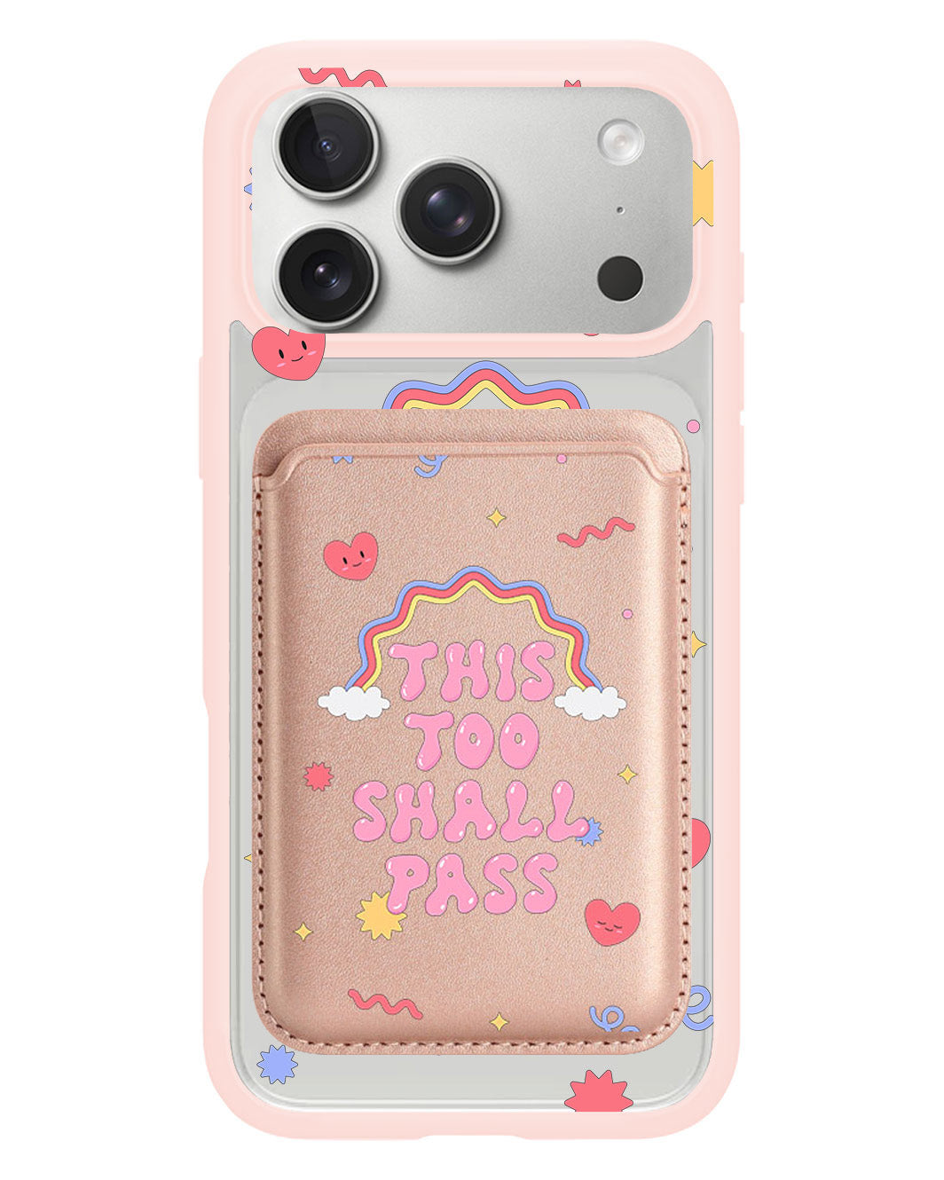 iPhone Magnetic Wallet Case - This Too Shall Pass
