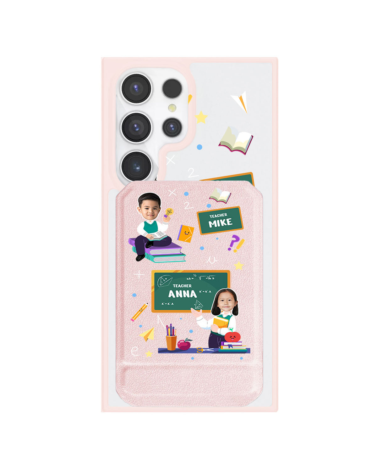 Android Magnetic Multifold Wallet - Face Grid Dream Teacher