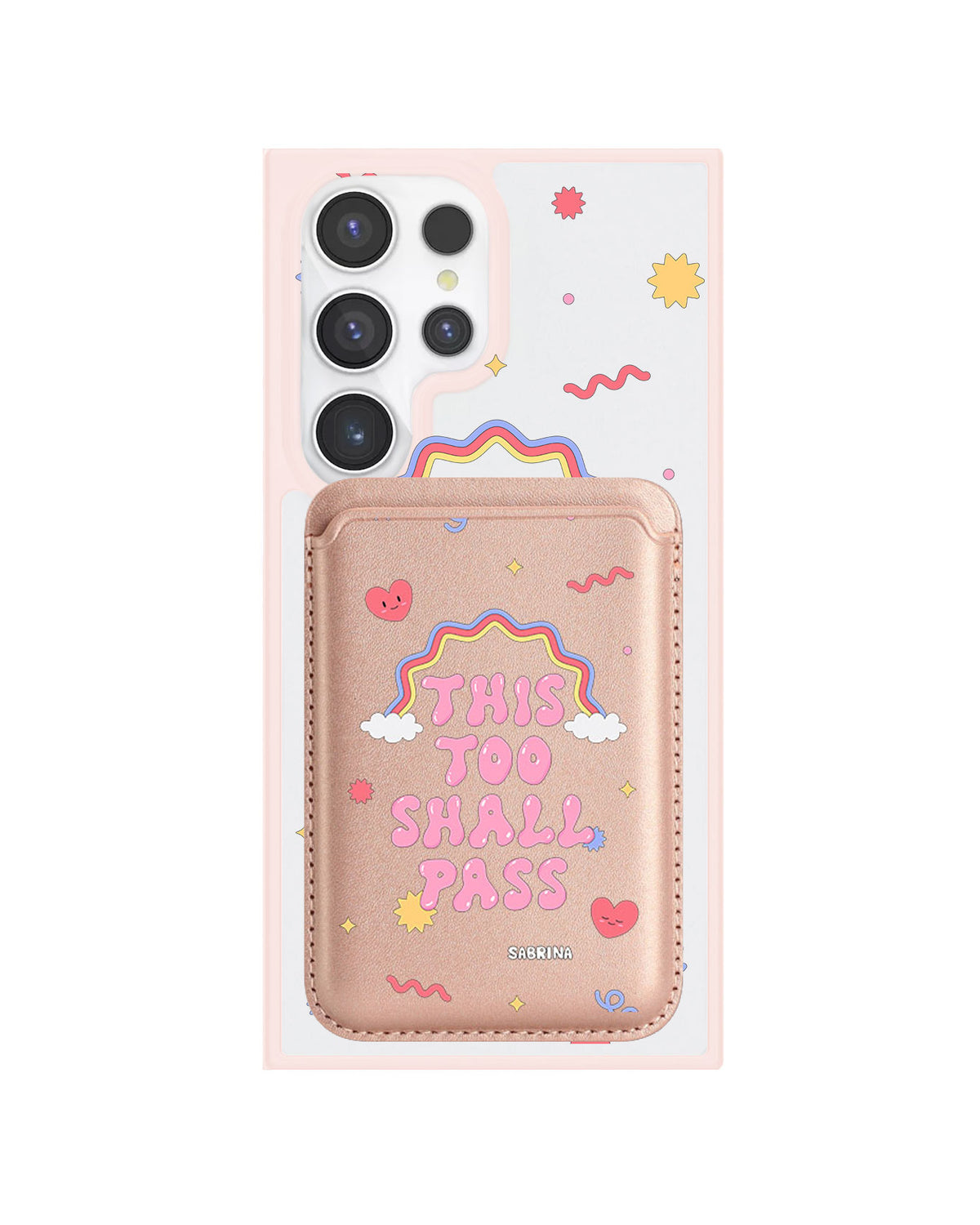 Android Magnetic Wallet Case - This Too Shall Pass