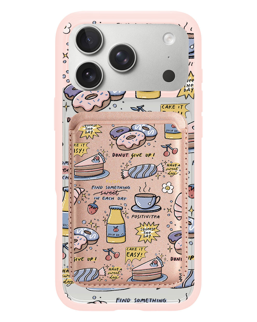 iPhone Magnetic Wallet Case - Sweets