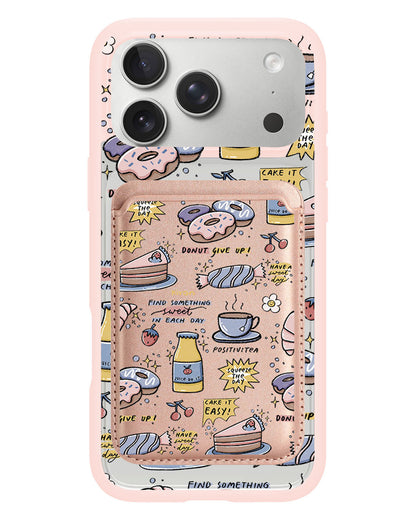 iPhone Magnetic Wallet Case - Sweets