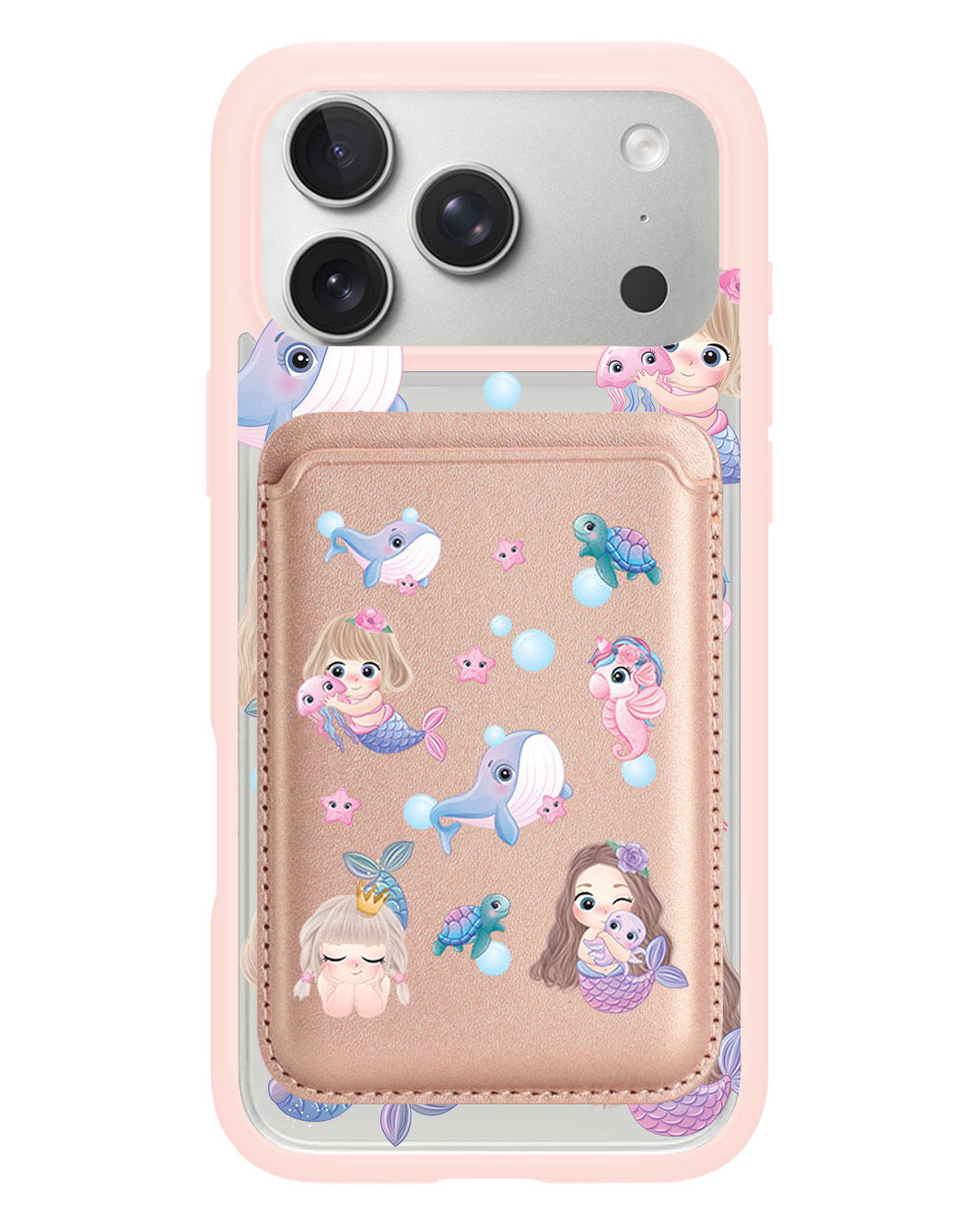 iPhone Magnetic Wallet Case - Little Mermaid