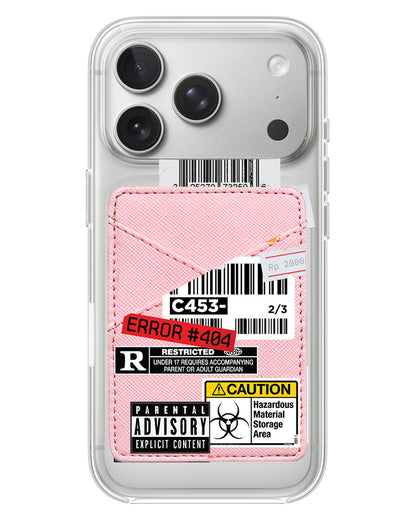 iPhone Phone Wallet Case - Label Sticker Pack