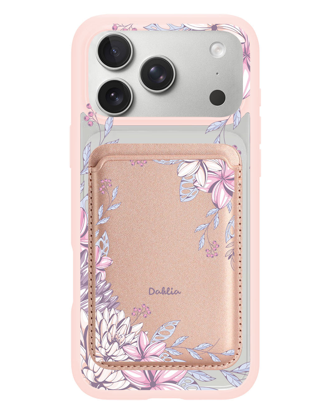 iPhone Magnetic Wallet Case - Dahlia