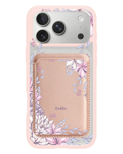 iPhone Magnetic Wallet Case - Dahlia