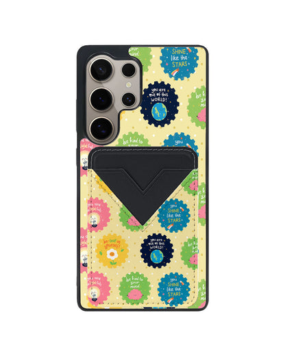 Android Avant Wallet Case - Self Reminder Stamps