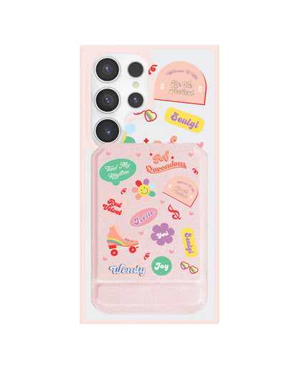 Android Magnetic Multifold Wallet - Red Velvet Sticker Pack