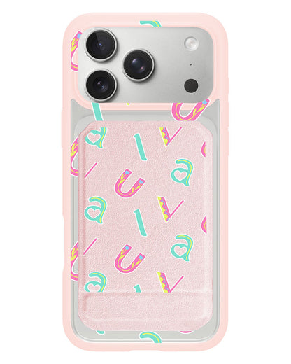 iPhone Magnetic Multifold Wallet - Playful Monogram 6.0