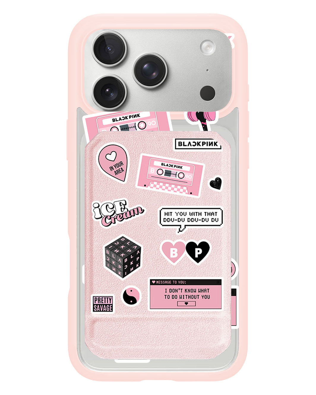 iPhone Magnetic Multifold Wallet - Blackpink Sticker Pack