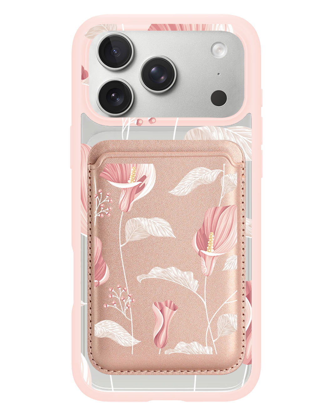 iPhone Magnetic Wallet Case - Easter Lily