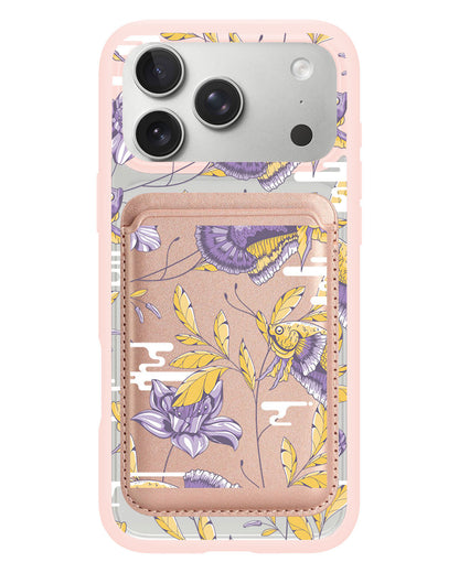 iPhone Magnetic Wallet Case - Fish & Floral 5.0