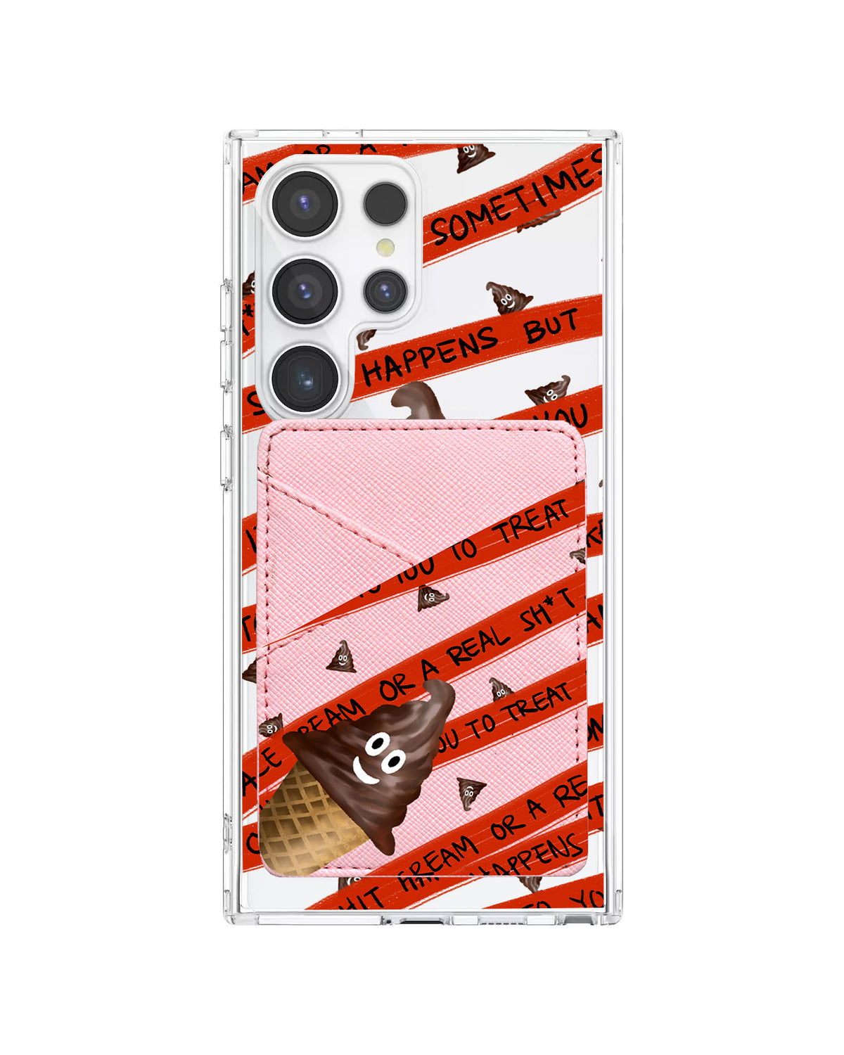 Android Phone Wallet Case - Oh..Shit Happens