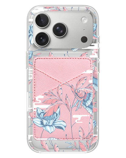 iPhone Phone Wallet Case - Fish & Floral 3.0