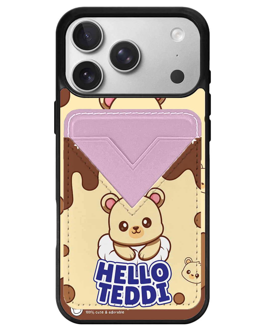 iPhone Avant Wallet Case - Hello Teddi 1.0