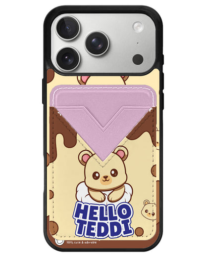 iPhone Avant Wallet Case - Hello Teddi 1.0
