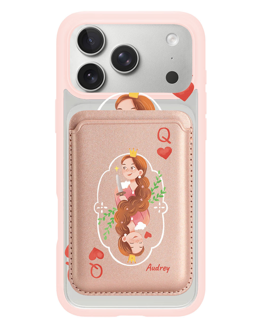 iPhone Magnetic Wallet Case - Queen (Couple Case)