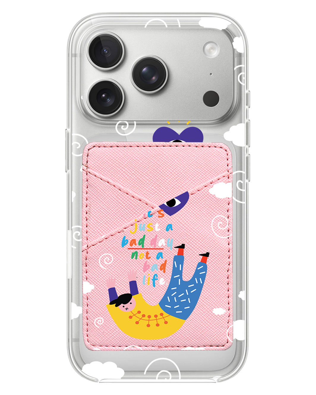iPhone Phone Wallet Case - Bad Day