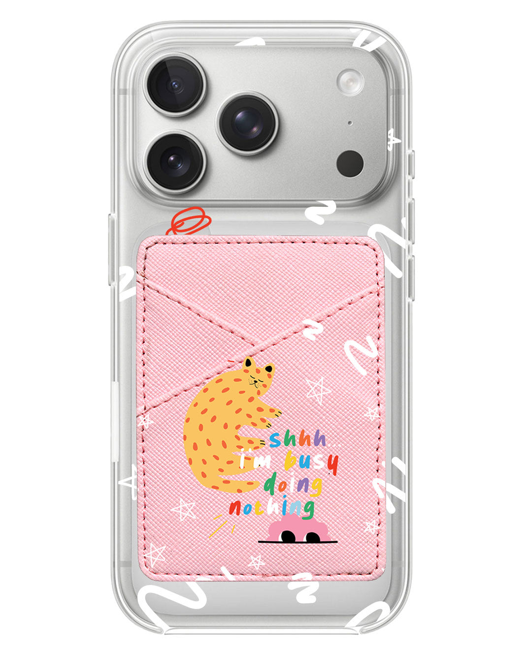iPhone Phone Wallet Case - Busy Doing Nothing
