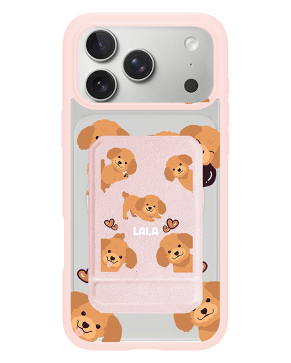iPhone Magnetic Multifold Wallet - Poodle Squad 1.0