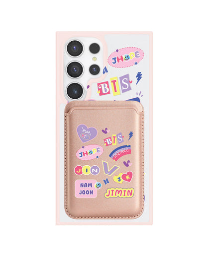 Android Magnetic Wallet Case - BTS Members