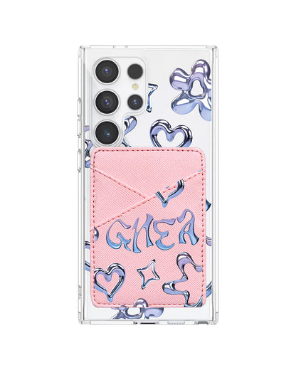 Android Phone Wallet Case - Chrome Monogram 1.0